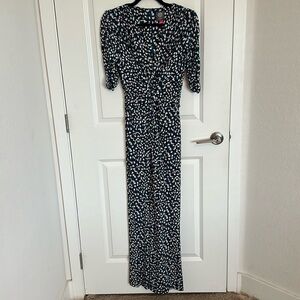 Vince Camuto leopard print jumpsuit